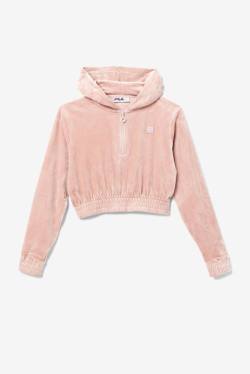 Fila Aaral Cropped Half Zip Naisten Huppari Pinkki | Fila904ZP