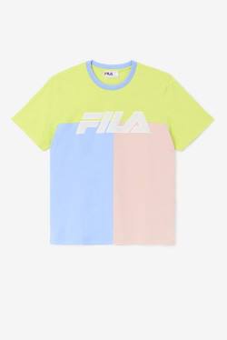 Fila Anvit Crew Miesten T Paidat Sininen Vaaleanvihreä Koralli | Fila569RP