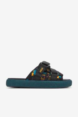 Fila Atlas Miesten Rantasandaalit Mustat | Fila730DI