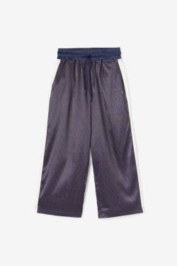 Fila Aviana Cropped Satin Naisten Housut Laivastonsininen | Fila219GP