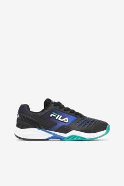 Fila Axilus 2 Energized Naisten Tenniskengät Mustat Sininen Turkoosi | Fila654TB