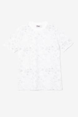 Fila Briella Crew Naisten T Paidat Valkoinen | Fila742BD