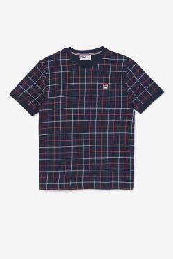 Fila Casbian Crew Miesten T Paidat Laivastonsininen Punainen Valkoinen | Fila785MZ