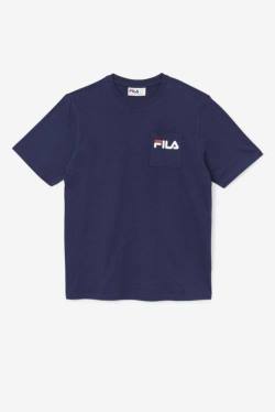 Fila Curtis Pocket Tee Miesten T Paidat Laivastonsininen | Fila517FE