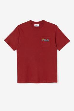Fila Curtis Pocket Tee Miesten T Paidat Punainen | Fila564XZ