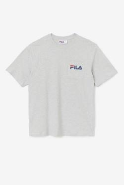 Fila Curtis Pocket Tee Miesten T Paidat Vaaleanharmaat | Fila726RK