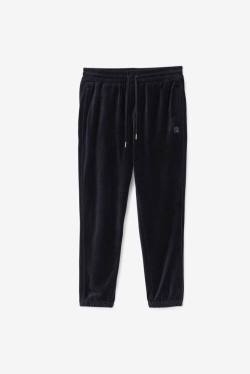 Fila Deverall Velour Miesten Housut Mustat | Fila531XY