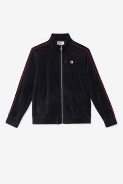 Fila Deverall Velour Miesten Takki Mustat Punainen Vihreä | Fila493MF