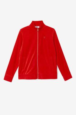 Fila Deverall Velour Miesten Takki Punainen | Fila902KM