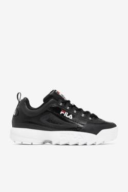 Fila Disruptor 2 Miesten No-sew Tennarit Mustat Punainen Valkoinen | Fila694XV