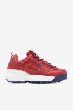 Fila Disruptor 2 Miesten Premium Tennarit Punainen Laivastonsininen Punainen | Fila271RJ