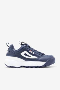 Fila Disruptor 2 Miesten Premium Tennarit Laivastonsininen Punainen Valkoinen | Fila739BY