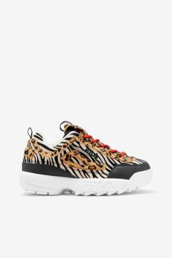 Fila Disruptor 2 Naisten Animal Tennarit Mustat Monivärinen Valkoinen | Fila234SB