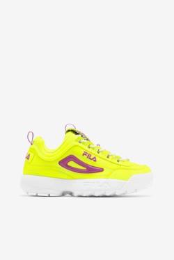 Fila Disruptor 2 Naisten Premium Tennarit Keltainen Violetit Kukka Valkoinen | Fila316YZ
