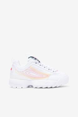 Fila Disruptor 2 Naisten Stitch Tennarit Valkoinen Pinkki Oranssi | Fila524LF