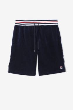 Fila Estudio Velour Miesten Shortsit Laivastonsininen Valkoinen | Fila416JY