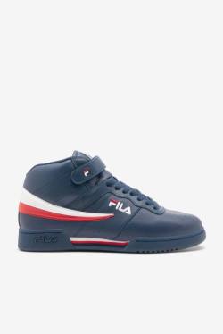 Fila F-13 Miesten Tennarit Laivastonsininen Valkoinen Punainen | Fila408MC