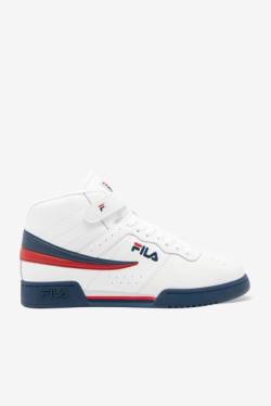 Fila F-13 Miesten Tennarit Valkoinen Laivastonsininen Punainen | Fila056RC