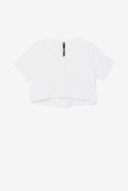 Fila Fi-lux High-low Crop Top Naisten T Paidat Valkoinen | Fila198HM