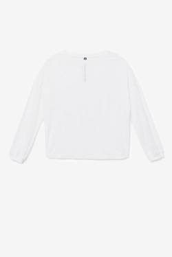 Fila Fi-lux Mesh Long Sleeve Top Naisten T Paidat Valkoinen | Fila547LV