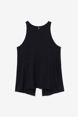 Fila Fi-lux Open Back Tank Naisten Topit Mustat | Fila823RV