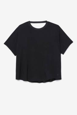 Fila Fi-lux Sleeve Top Naisten T Paidat Mustat | Fila436FZ