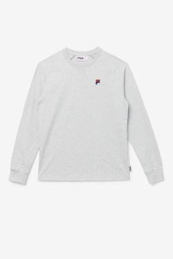 Fila Flynn Long Sleeve Tee Miesten T Paidat Vaaleanharmaat | Fila375KW