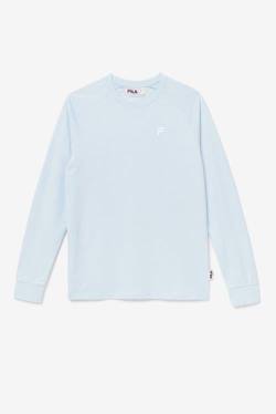 Fila Flynn Long Sleeve Tee Miesten T Paidat Vaaleansininen | Fila495NT