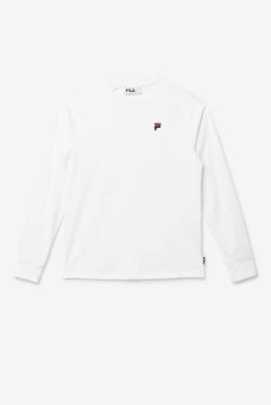 Fila Flynn Long Sleeve Tee Miesten T Paidat Valkoinen | Fila974WA