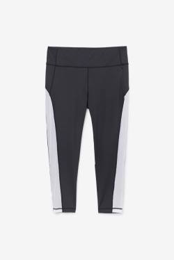 Fila Forza Contrast 7/8 Naisten Leggingsit Mustat Valkoinen | Fila625FE