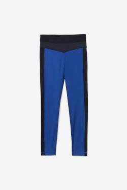Fila Forza Texture High Vyötärö Naisten Leggingsit Laivastonsininen Mustat | Fila028KT