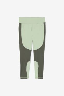 Fila Forza Textured Long Naisten Leggingsit Vihreä Ruskea | Fila987HI