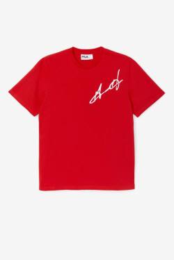 Fila Grant Hill Cormac Tee Naisten T Paidat Punainen | Fila320OK