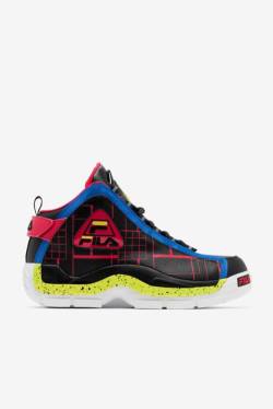 Fila Grant Hill Miesten 2 Tennarit Mustat Sininen Punainen | Fila950SQ
