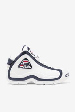 Fila Grant Hill Miesten 2 Tennarit Valkoinen Laivastonsininen Punainen | Fila671QA