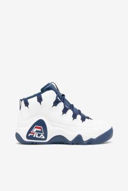 Fila Grant Hill Naisten 1 Tennarit Valkoinen Laivastonsininen Punainen | Fila571ZW