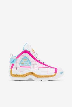Fila Grant Hill Naisten 2 Tennarit Valkoinen Pinkki Sitruuna | Fila058BO