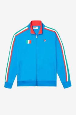 Fila Italy Track Miesten Takki Sininen Punainen | Fila465CY