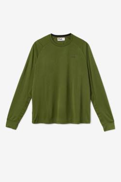 Fila Jazam Long Sleeve Crew Miesten T Paidat Mustat | Fila435MJ