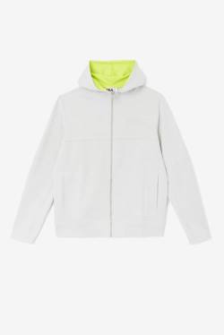 Fila Kayra Full Zip Miesten Huppari Harmaat Vaaleanvihreä | Fila051FD