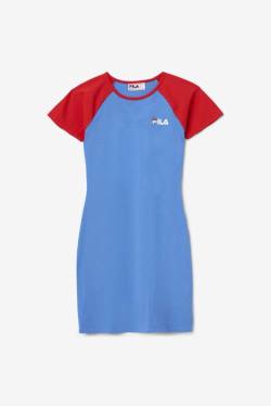 Fila Kyra Naisten Mekko Vaaleansininen Punainen | Fila326CW
