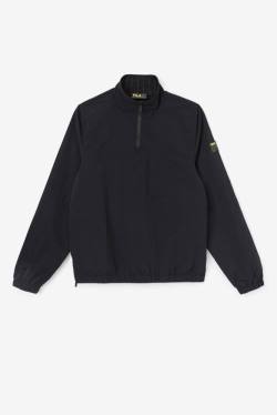 Fila Magnus 1/4 Zip Track Miesten Takki Mustat | Fila876DV
