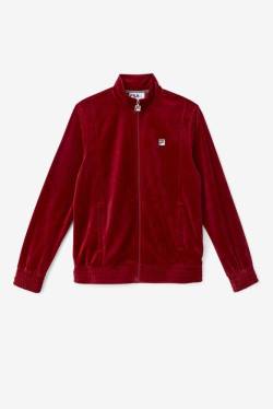 Fila O-fit Velour Miesten Takki Punainen | Fila076TJ