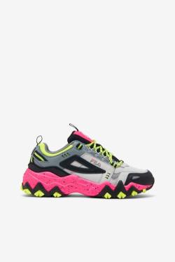 Fila Oakmont TR Naisten Tennarit Harmaat Mustat Pinkki | Fila567RH