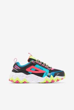 Fila Oakmont TR Naisten Tennarit Mustat Pinkki Keltainen | Fila572UQ