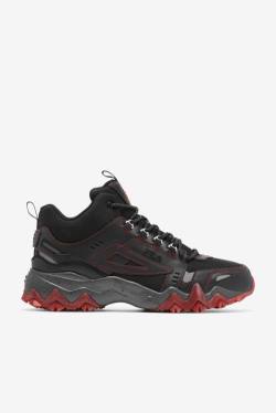 Fila Oakmont Tr Mid Miesten Saappaat Mustat Punainen | Fila763SU