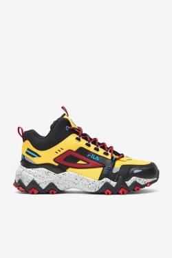 Fila Oakmont Tr Mid Miesten Saappaat Sitruuna Mustat Punainen | Fila678IQ