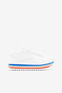 Fila Orbit Stripe Naisten Tennarit Valkoinen Monivärinen | Fila312YB