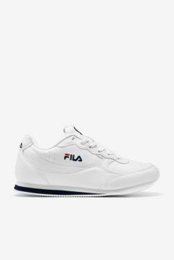 Fila Panzia Miesten Tennarit Valkoinen Laivastonsininen Punainen | Fila895JB