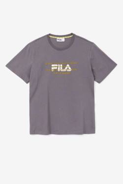 Fila Pepacton Tee Miesten T Paidat Harmaat | Fila840RN